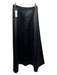 Lord & Taylor Size 6 Black Polyester Paneled Satin Evening Maxi Skirt Black / 6