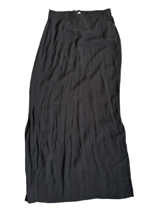 Madewell Size 2 Black Back Zip Maxi Skirt Black / 2