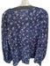 India Collection Emerson Fry Size S Purple, Pink & Green Cotton Floral Top Purple, Pink & Green / S