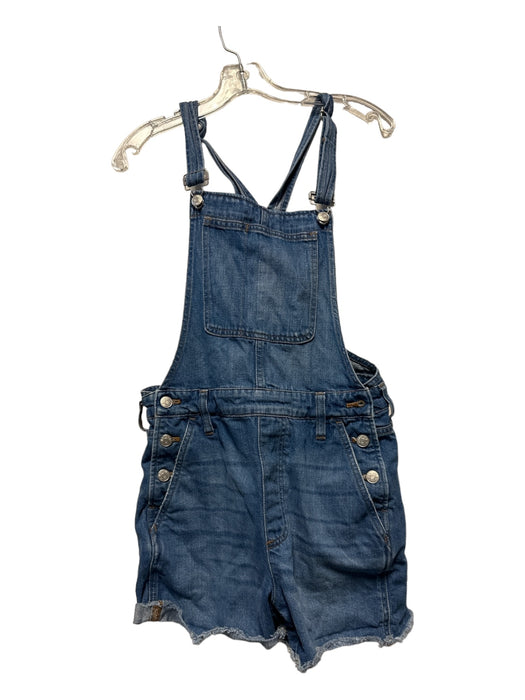 Madewell Size S Med Wash Cotton Shorts Overalls Med Wash / S