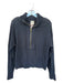 Varley Size S Navy Cotton Knit Half Zip Athletic Jacket Navy / S