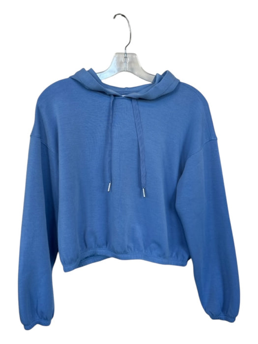 Spanx Size S Cornflower Blue Modal Blend Long Sleeve Cropped Athletic Hoodie Cornflower Blue / S