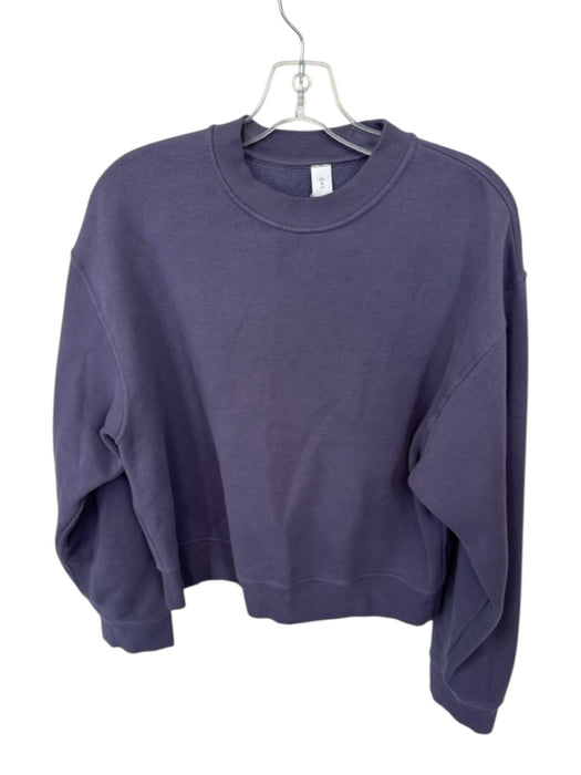 Lululemon Size S Mauve Cotton Blend Crewneck Athletic Sweatshirt Mauve / S