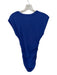 Michael Stars Size S Violet Cotton Blend Sleeveless Ribbed Side Ruching Dress Violet / S