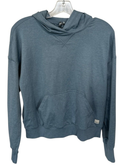 Vuori Size XS Slate Blue Recycled Polyester Blend Long Sleeve Athletic Hoodie Slate Blue / XS