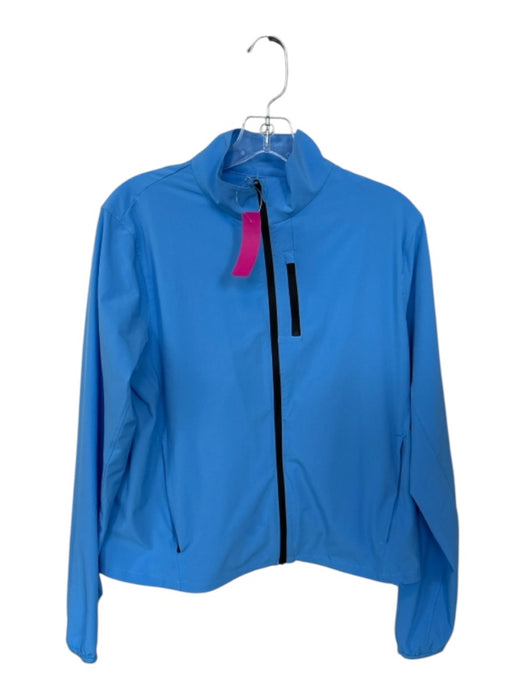 Athleta Size S Cornflower Blue Polyester Blend Full Zip Athletic Jacket Cornflower Blue / S