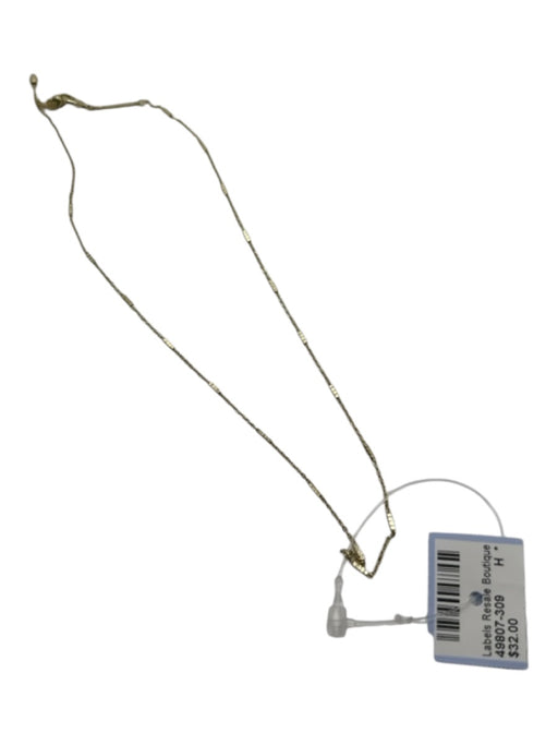 Kendra Scott Gold Metal Metal chain Bar Detail Dainty Necklace Gold