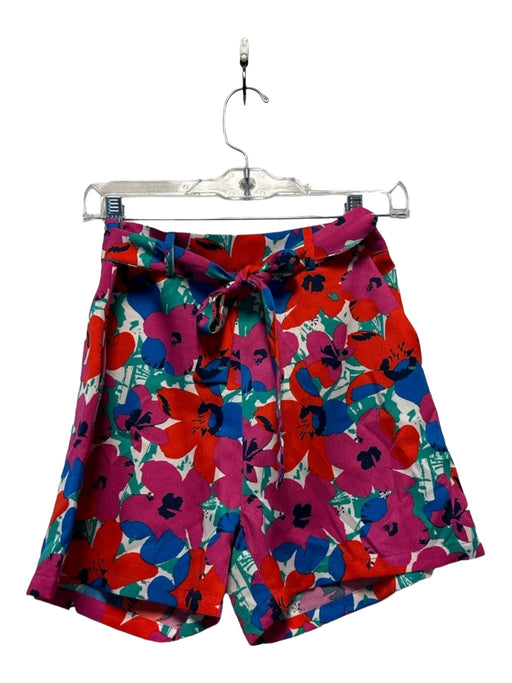 Lili Sidonio Size XS Multi Floral Pockets belt Shorts Multi / XS