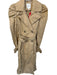 Avec Les Filles Size XS Khaki Cotton Long Sleeve Belted Buttons Trench Coat Khaki / XS