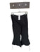 Silence & Noise Size 4 Black Nylon Side Zip Flare Athletic Pants Black / 4