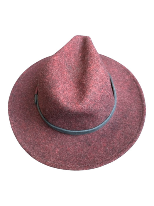 Woolrich Maroon Wool Fedora Hat Maroon / M
