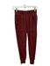 Cabi Size XS Maroon Cotton Half Zip Jogger Athletic Pant Set Maroon / XS