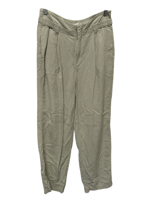 Free People Size 2 Sage green Tencel High Waist Front Pockets Wide Leg Pants Sage green / 2