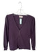 Nation Size L Purple Cotton Long Sleeve Buttons Top Purple / L