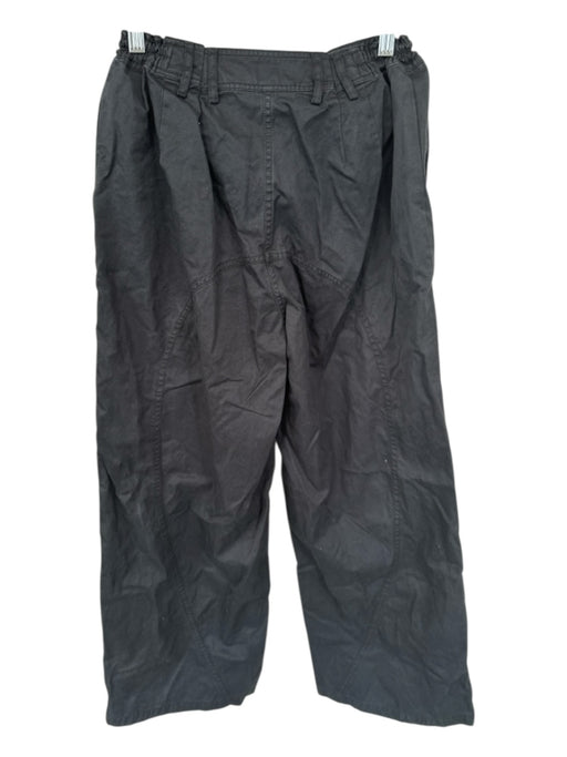 SKIMS Size S Black Cotton Elastic Waist Wide Leg Athletic Pants Black / S