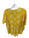 Intimately Size XS Yellow & White Cotton Short Sleeve Elephant Buttons Romper Yellow & White / XS