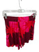 Crosby Size XS Maroon & Pink Viscose Drawstring Star Shorts Maroon & Pink / XS