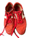 A.S. 98 Shoe Size 38 Red & White Leather Perforated Athletic Sneakers Red & White / 38