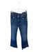 Frame Size 29 Dark Wash Cotton Blend High Waist Flare Raw Hem Jeans Dark Wash / 29