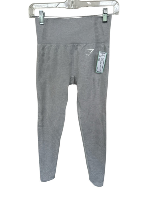 Gymshark Size Est S Light Gray Stretch Dots Mid Rise 7/8 length Leggings Light Gray / Est S