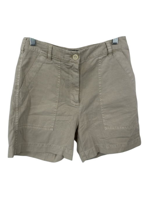 J Crew Size 2 Beige Cotton bermuda High Rise Pocket Detail Chino Shorts Beige / 2