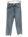 Pistola Size 25 Medium Wash Cotton Denim Button Fly Acid Wash Raw Hem Jeans Medium Wash / 25