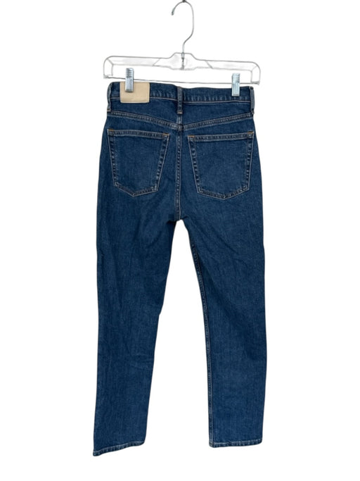 Everlane Size 25 Dark Wash Cotton Denim High Rise Straight Leg Jeans Dark Wash / 25