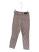 Madewell Size 24 Cream & Red Cotton Denim Stripe High Rise Boyfriend Crop Jeans Cream & Red / 24