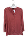 Eileen Fisher Size XS Rose Pink Tencel Blend Long Sleeve Button Up Relaxed Top Rose Pink / XS