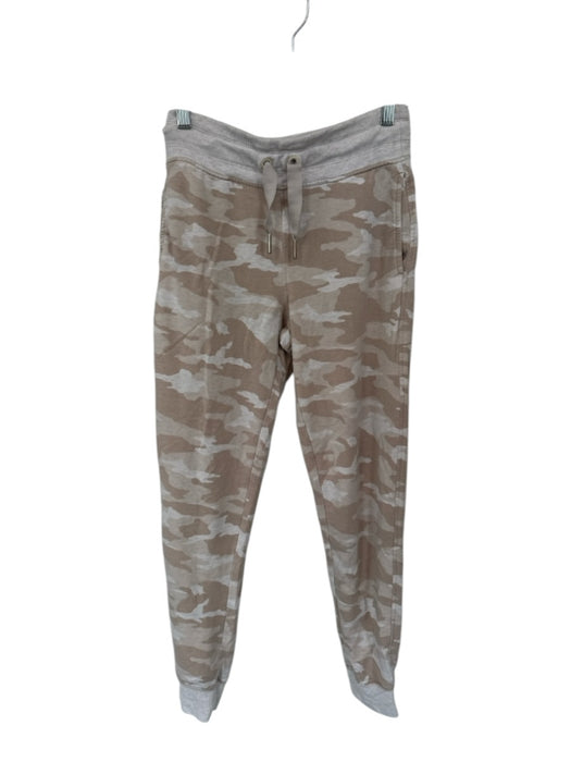 Athleta Size XXS Cream & Brown Tencel Blend Camo Jogger High Rise Sweatpants Cream & Brown / XXS