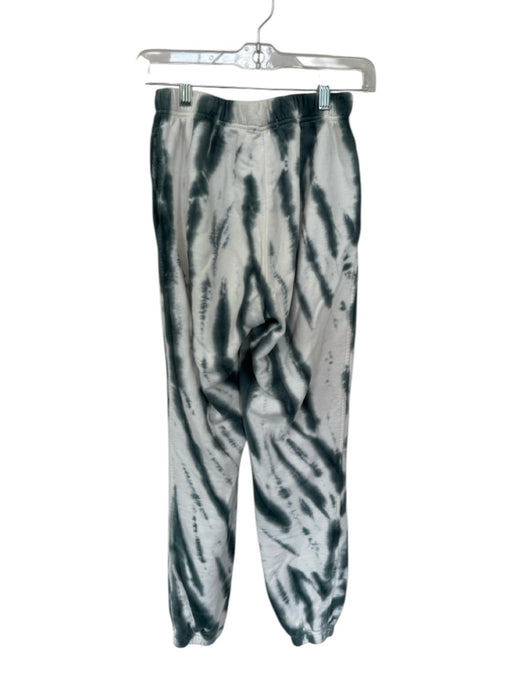 Good American Size 0 Turquoise & White Cotton Tie Dye High Rise Sweatpants Turquoise & White / 0