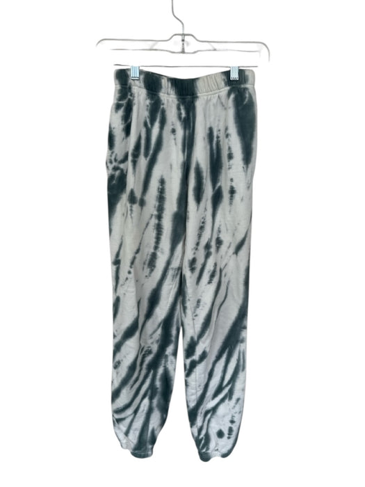 Good American Size 0 Turquoise & White Cotton Tie Dye High Rise Sweatpants Turquoise & White / 0