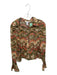 Love The Label Size XS Green & Cream Cotton Abstract Long Sleeve Button Down Top Green & Cream / XS