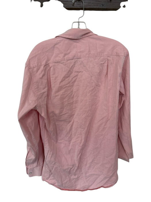Peter Millar Size S Pink Cotton Solid Button Down Pocket Men's Shirt Pink / S