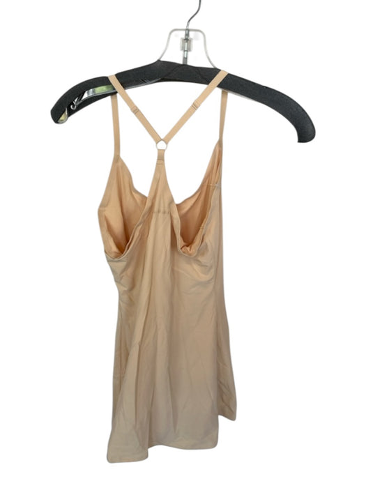 Outdoor Voices Size XS nude Nylon built in shorts Racerback Mini Dress nude / XS