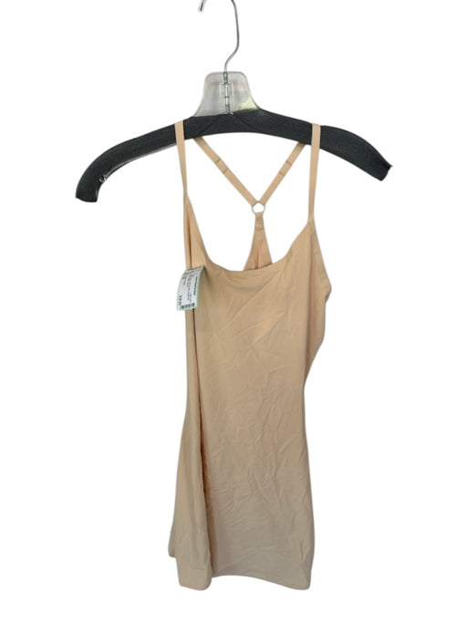 Outdoor Voices Size XS nude Nylon built in shorts Racerback Mini Dress nude / XS
