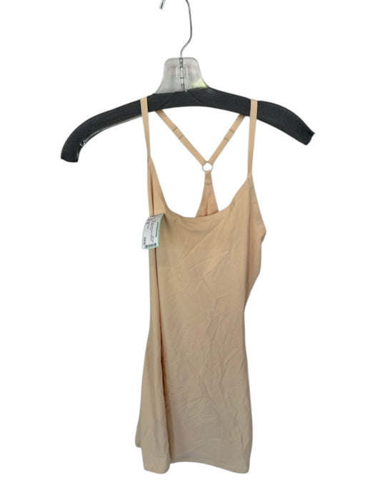 Outdoor Voices Size XS nude Nylon built in shorts Racerback Mini Dress nude / XS