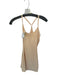 Outdoor Voices Size XS nude Nylon built in shorts Racerback Mini Dress nude / XS