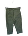 Marissa Webb Size 2 Green Cotton Fold Over Waist Pocket detail Zip Fly Pants Green / 2