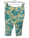 Lilly Pulitzer Size 4 Yellow & Teal Cotton Trouser Fish Print Straight Leg Pants Yellow & Teal / 4