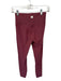 Vuori Size S Rose Pink Polyester Stretch Ribbed Waistline Ankle Leggings Rose Pink / S