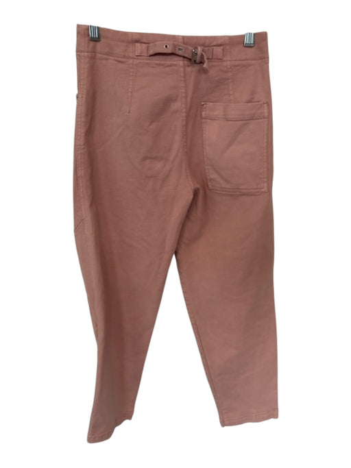 Club Monaco Size 24 Mauve Cotton Blend High Waist Barrel Leg Pants Mauve / 24