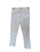 Mother Size 24 White Cotton Blend High Waist Bootcut Raw Hem Jeans White / 24