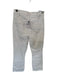Mother Size 25 Bone Cotton Blend High Waist Bootcut Raw Hem Jeans Bone / 25