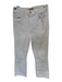 Mother Size 25 Bone Cotton Blend High Waist Bootcut Raw Hem Jeans Bone / 25