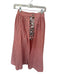 Maeve Size 0 Red & green Cotton Blend Striped Tomatos Maxi Skirt Red & green / 0