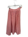 Maeve Size 0 Red & White Cotton Blend High Slit Checkered Maxi Coverup Skirt Red & White / 0