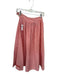 Maeve Size 0 Red & White Cotton Blend High Slit Checkered Maxi Coverup Skirt Red & White / 0