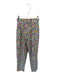 Lucy & Yak Size 26 White & Multi Cotton High Waist Flowers Pleat Detail Pants White & Multi / 26
