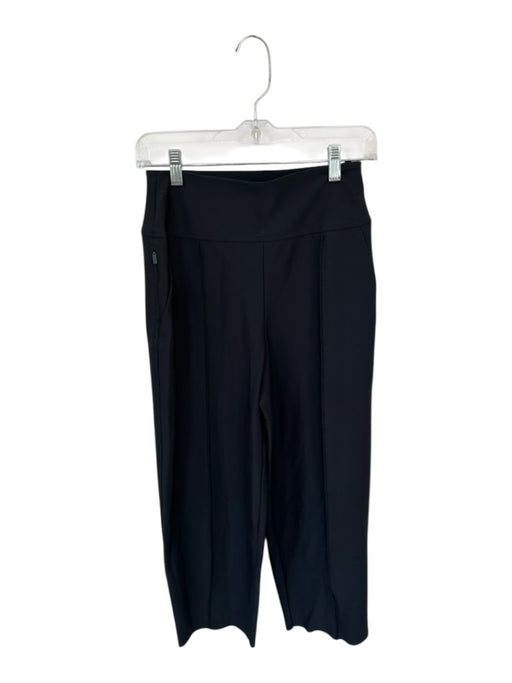 Athleta Size 0 Black Nylon Blend High Waist Side Zip Athletic Pants Black / 0